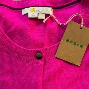 Boden Pink Women's Cardigan Sweater
